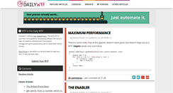 Desktop Screenshot of fr.thedailywtf.com